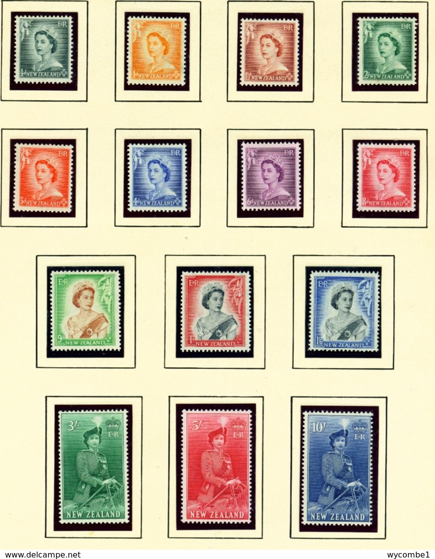 NEW ZEALAND  -  1953 Definitives Set Unmounted/Never Hinged Mint - Unused Stamps