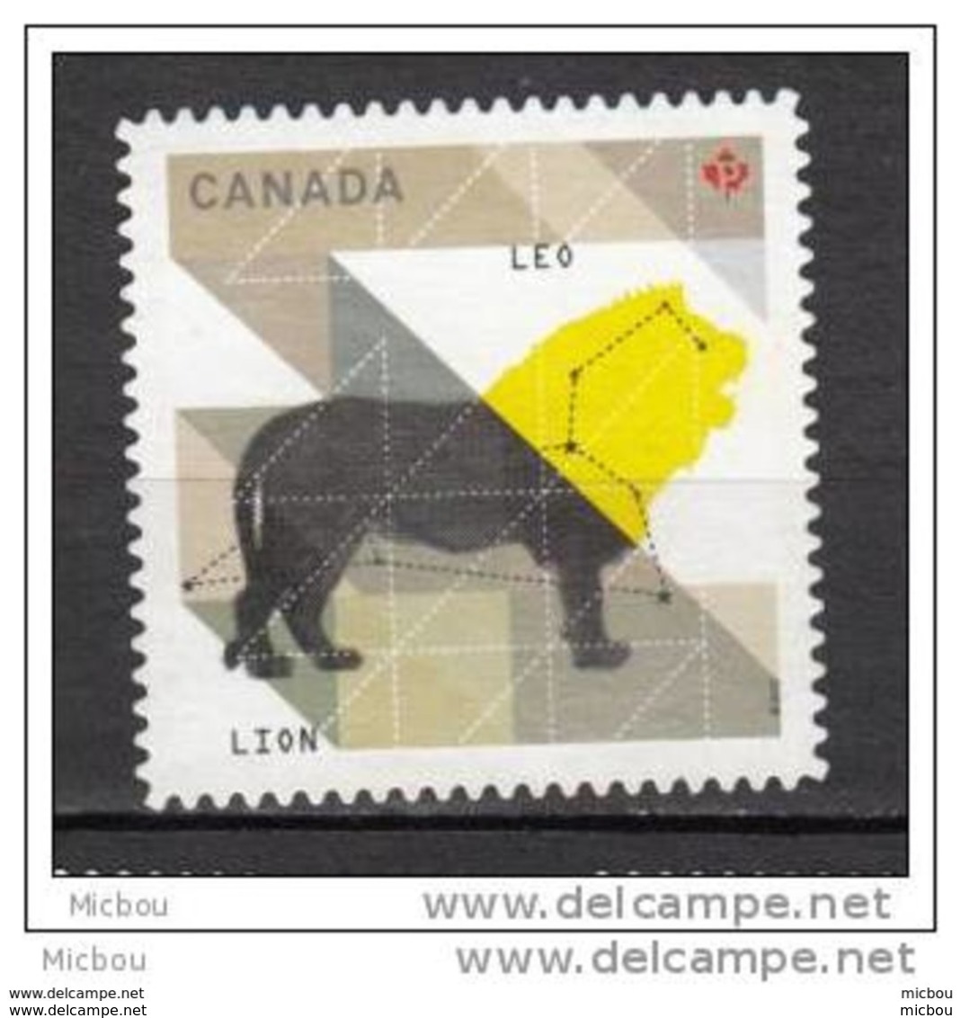 Canada, MNG, Lion, Félin, Leo, Astrologie, Zodiaque, Astrology, Zodiac - Big Cats (cats Of Prey)