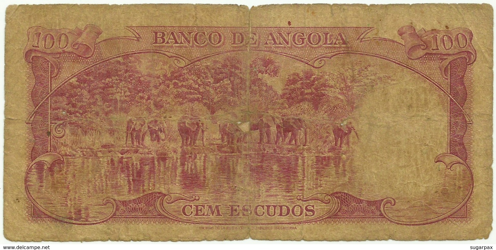 Angola - 100 Escudos - 10.06.1962 - Pick 94 - Série 8 UR - Américo Tomás - PORTUGAL - Angola