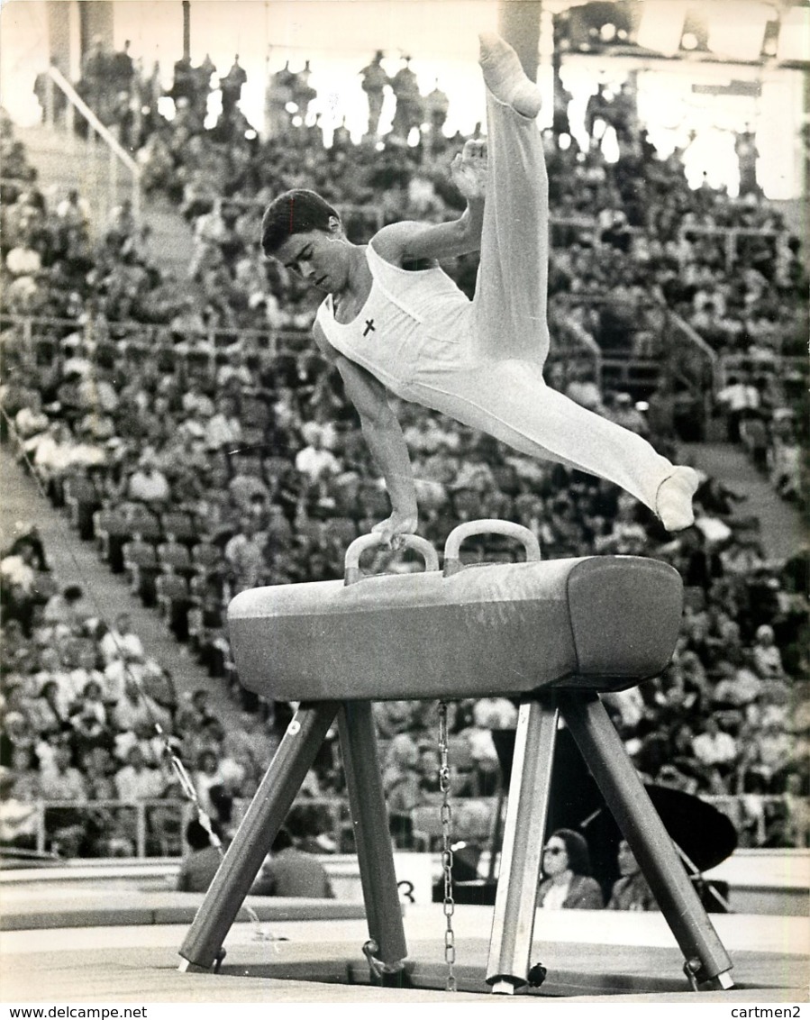 OLYMPIC GAMES MUNICH JEUX OLYMPIQUES 1972 MAUNO NISSINEN GYMNASTIQUE CHEVAL D'ARCON SPORT - Sport