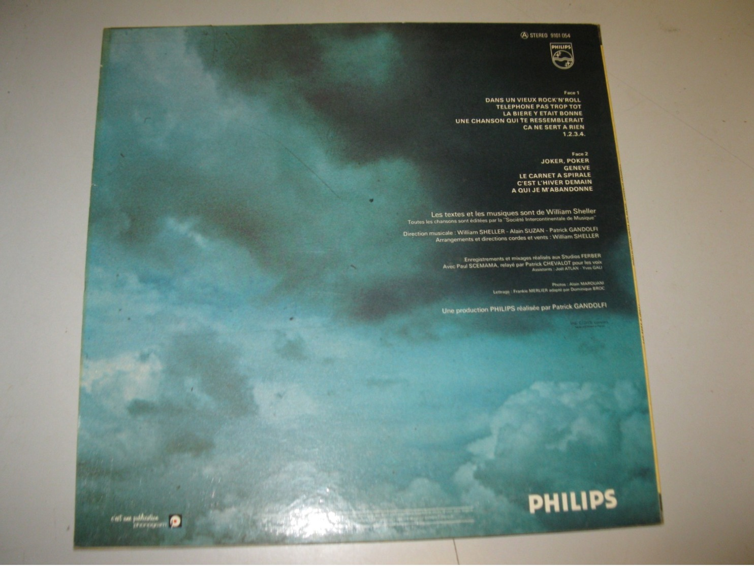 VINYLE WILLIAM SHELLER "...DANS UN VIEUX ROCK'N'ROLL" 33 T PHILIPS / PHONOGRAM (1976) - Sonstige - Franz. Chansons