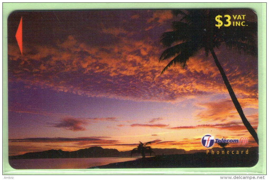 Fiji - 2000 Dawn & Dusk - $3 Clouds - "31FKB" - FIJ-161a - VFU - Fiji