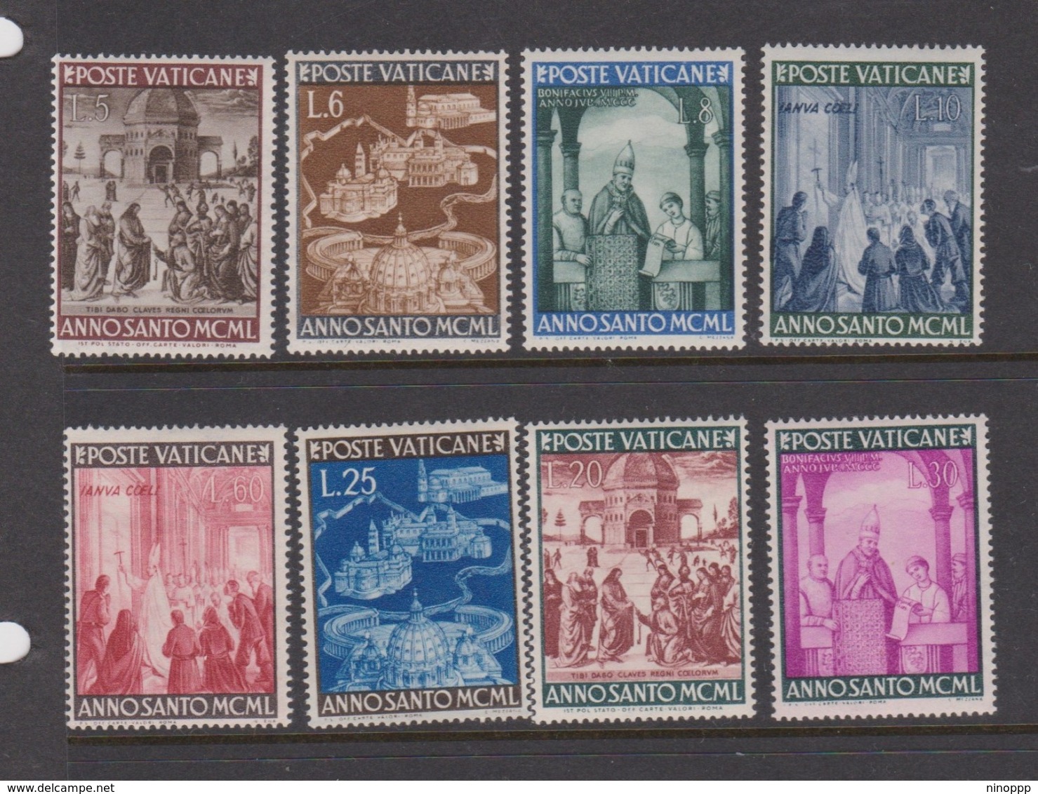 Vatican City S 143-`50 1949 Holy Year 25th Anniversary,mint Nevrer Hinged - Unused Stamps