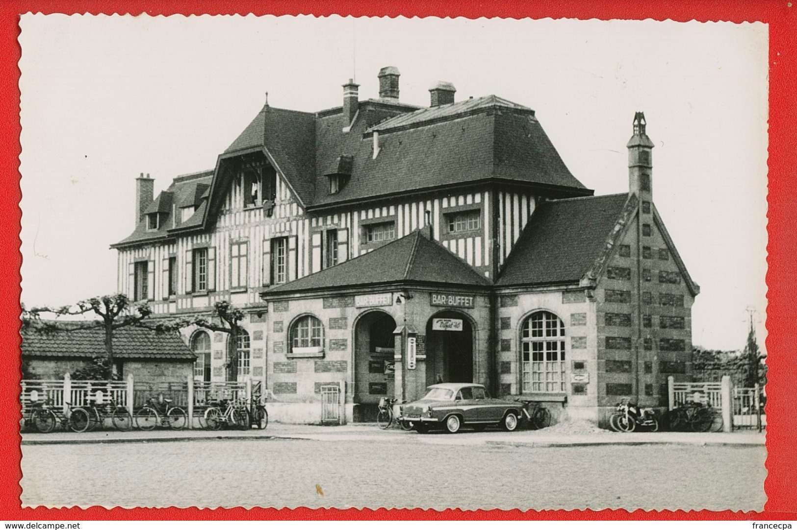 02-807 - AISNE - TERGNIER - Buffet De La Gare - Vue Extérieure - Photo D'essai Pour Tirage - Autres & Non Classés