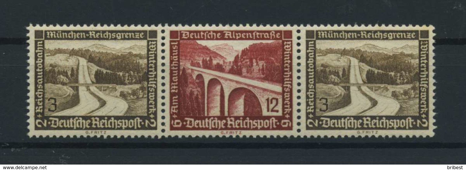 DEUTSCHES REICH 1936 ZD Nr W116 Postfrisch (117580) - Zusammendrucke