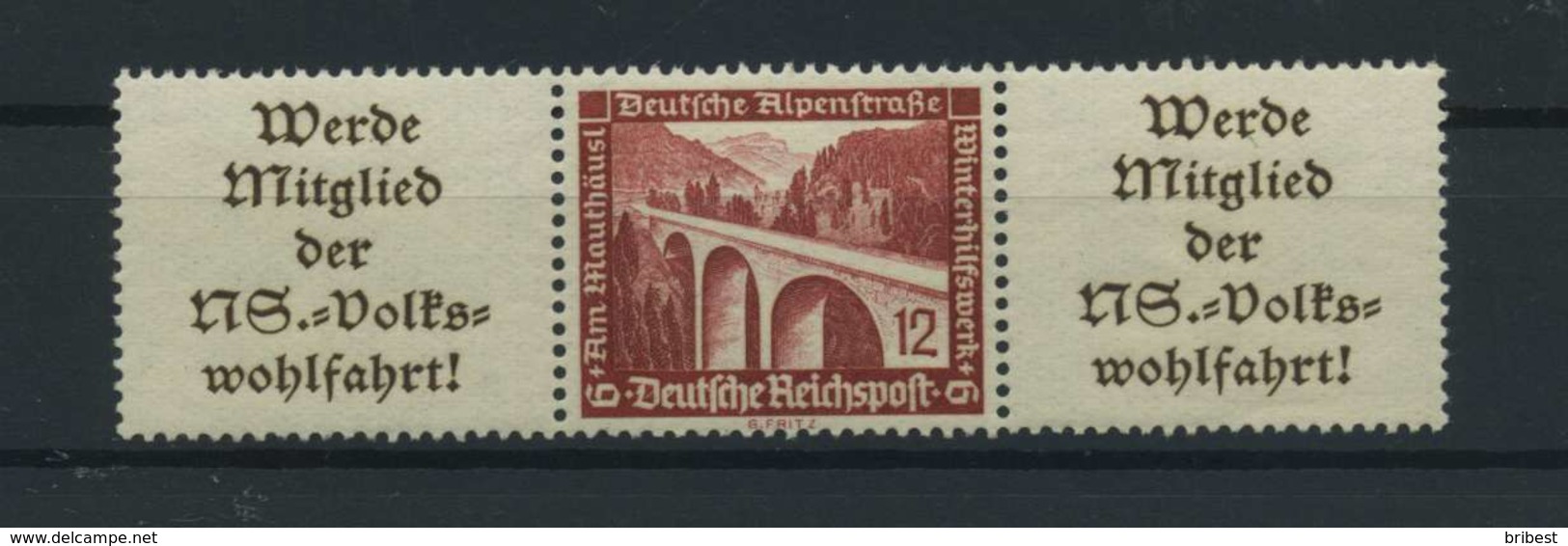 DEUTSCHES REICH 1936 ZD Nr W112 Postfrisch (117583) - Zusammendrucke