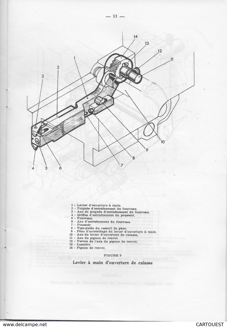 CHAR ASSAUT Panhard Tourelle H. 90 de l' A. M. L. documentation technique (  figures )   ♦♦☺ARMEE BLINDEE