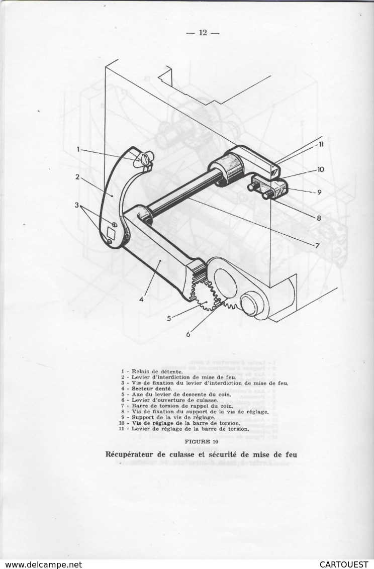 CHAR ASSAUT Panhard Tourelle H. 90 de l' A. M. L. documentation technique (  figures )   ♦♦☺ARMEE BLINDEE