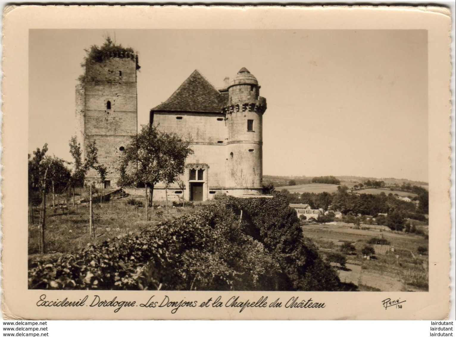 D24  EXCIDEUIL  Les Donjons Et La Chapelle Du Château - Sonstige & Ohne Zuordnung