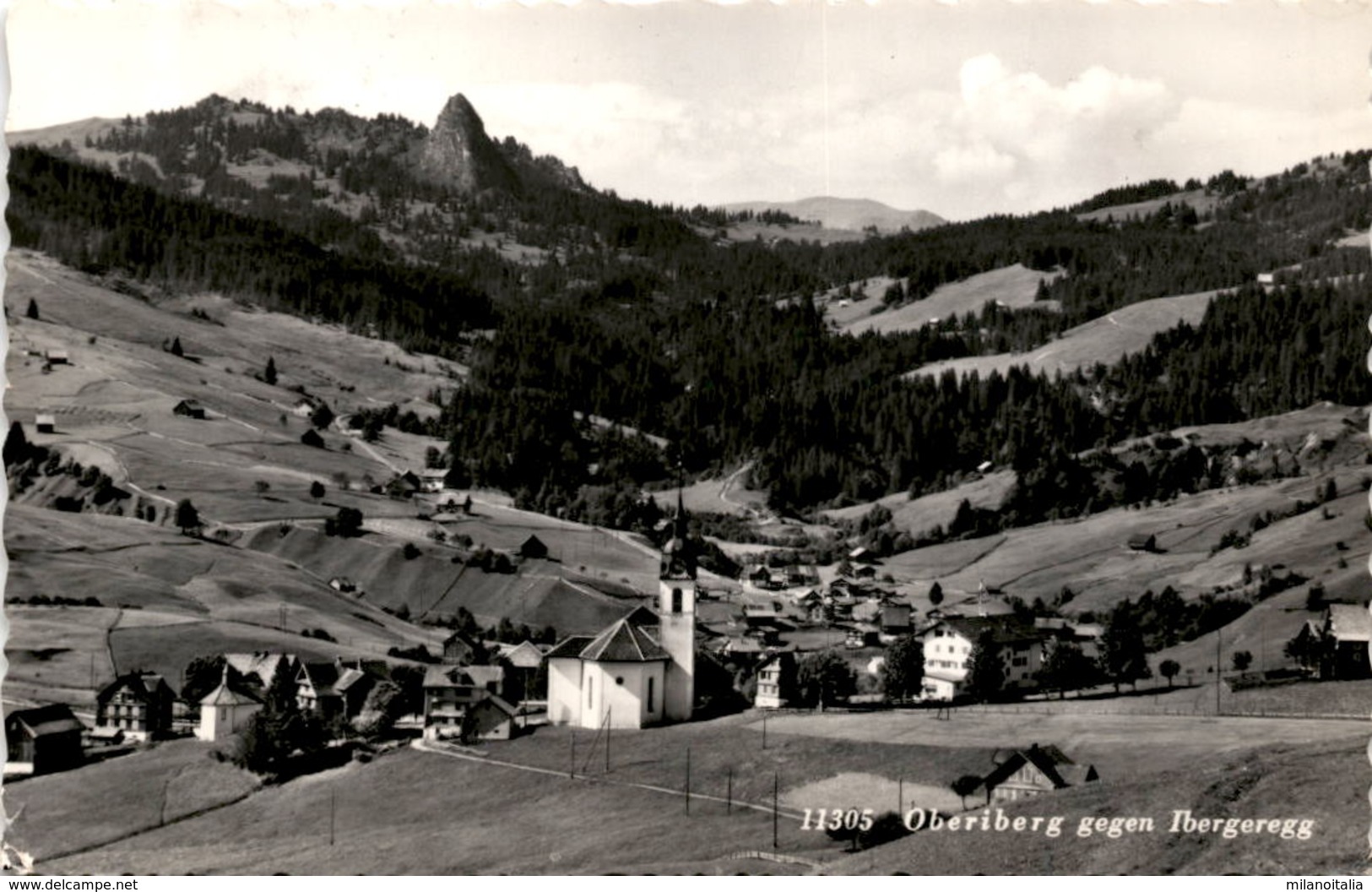 Oberiberg Gegen Ibergeregg (11305) * 1. 8. 1954 - Oberiberg