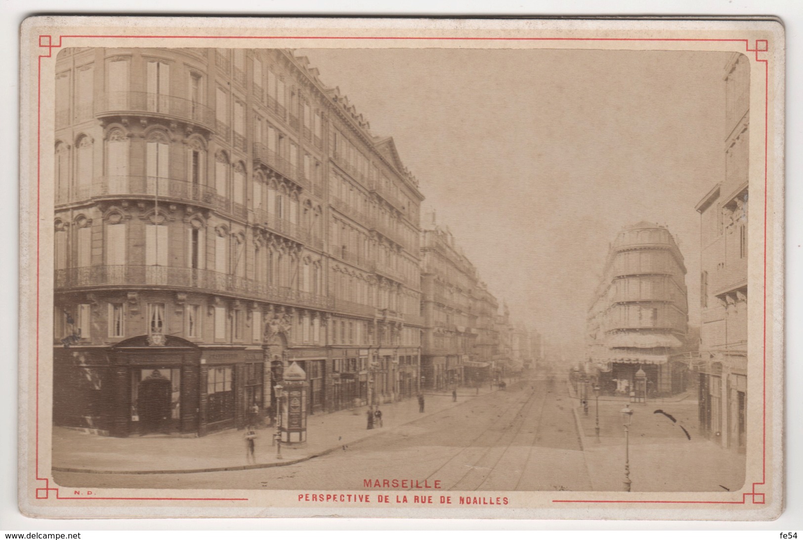 ° 13 ° MARSEILLE ° VIEUX PORT - PERSPECTIVE DE LA RUE DE NOAILLES ° - Lieux