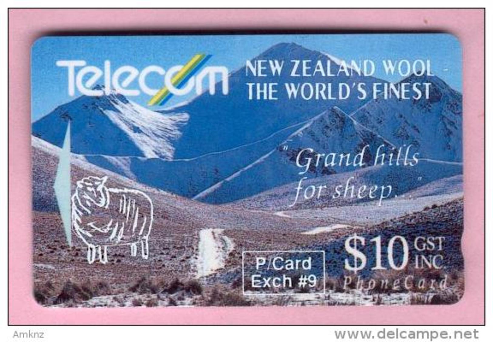 New Zealand - Private Overprint - 1992 Phonecard Exchange #9 $10 - VFU - NZ-PO-12 - Nuova Zelanda