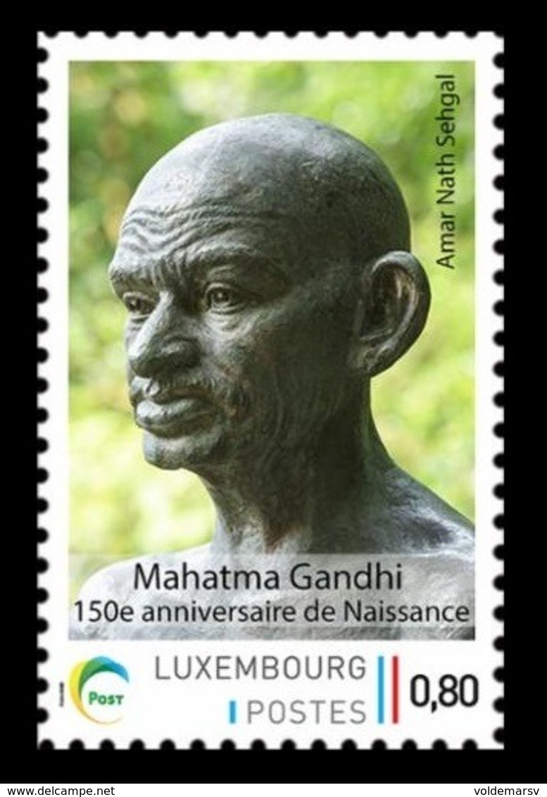 Luxembourg (Meng Post) 2019 No. 129 Mahatma Gandhi MNH ** - Ungebraucht