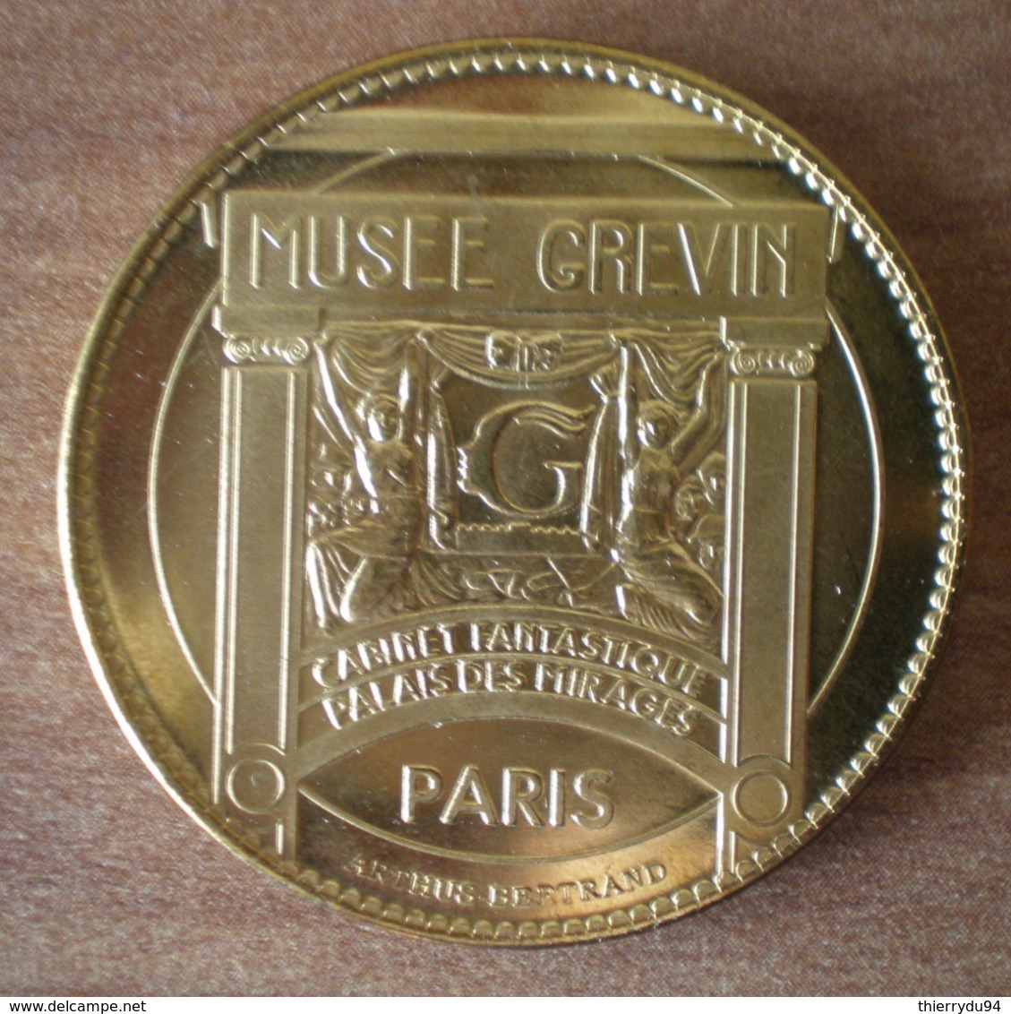 France Medaille Shah Rukh Khan Musee Grevin 2011 Arthus Bertrand Paypal Bitcoin OK - 2011