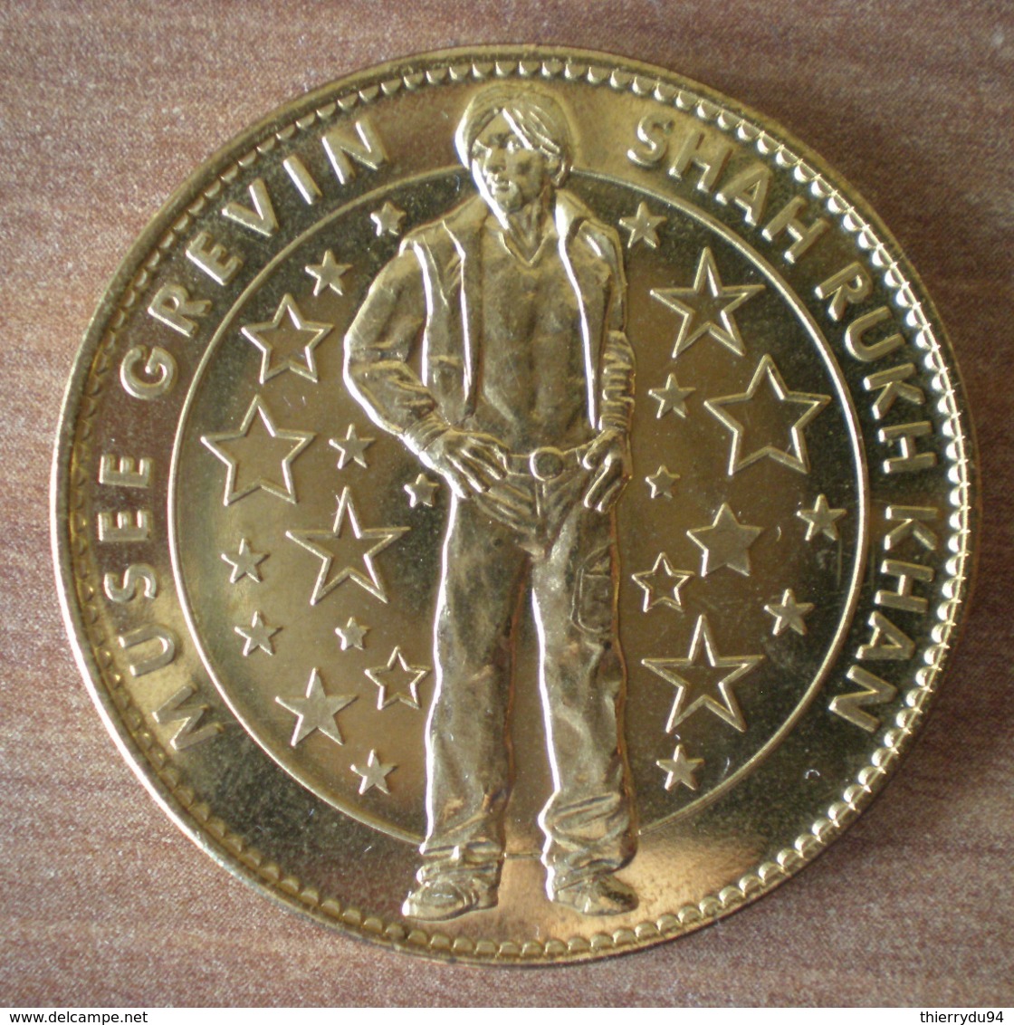 France Medaille Shah Rukh Khan Musee Grevin 2011 Arthus Bertrand Paypal Bitcoin OK - 2011