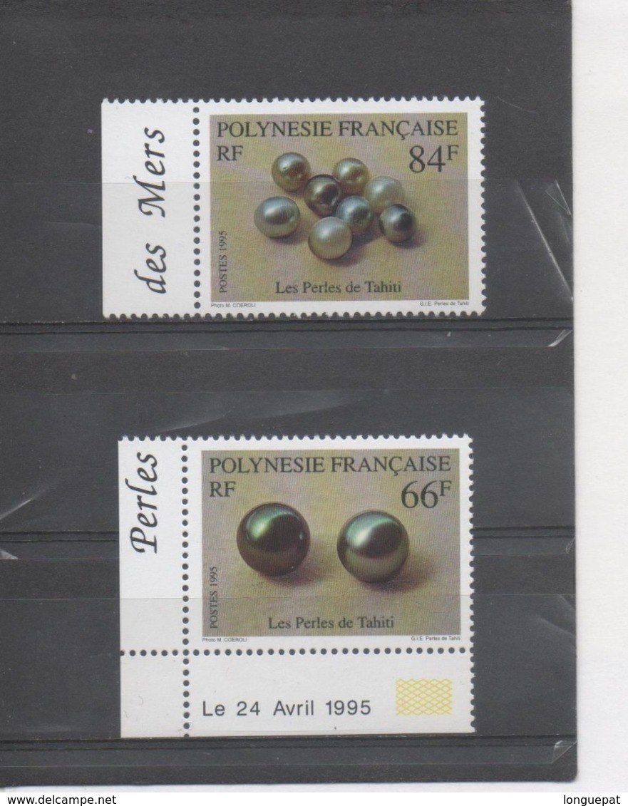 POLYNESIE Française - Perles De Tahiti : Perles Noires - Paire De Perles, Ensembles De 8 Perles - Bijoux, Bijouterie - - Neufs