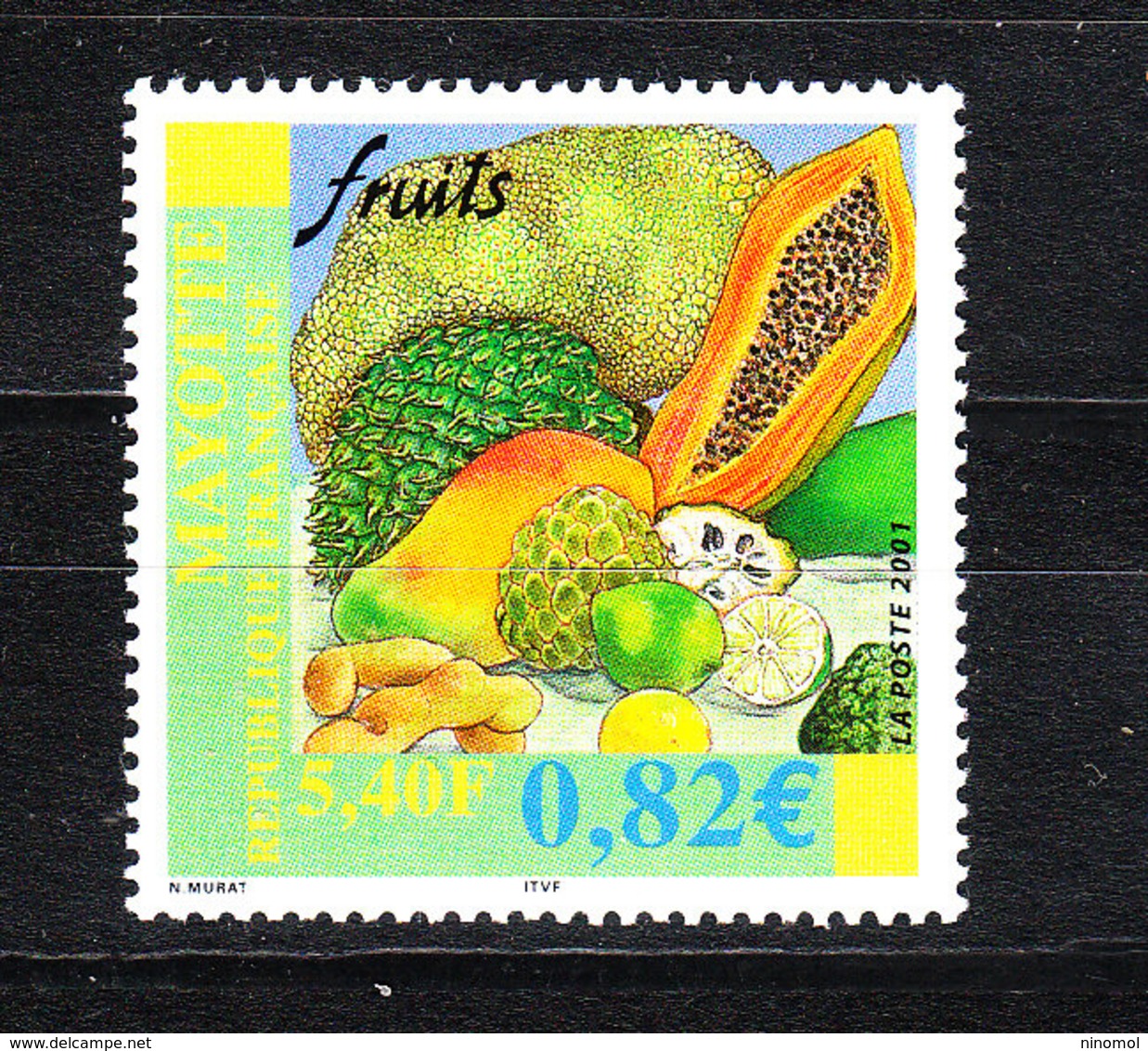 Mayotte  -  2001.  Frutta Tropicale. Tropical Fruit. MNH - Frutta