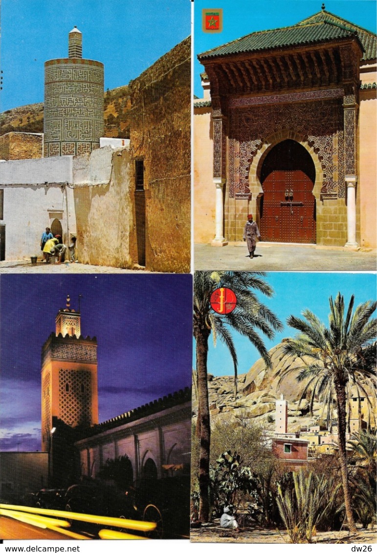 Lot n° 98 de 106 CPSM et CPM du Maroc - Villes, villages, Ksar, Atlas, garde royale, Fantasia, petites animations