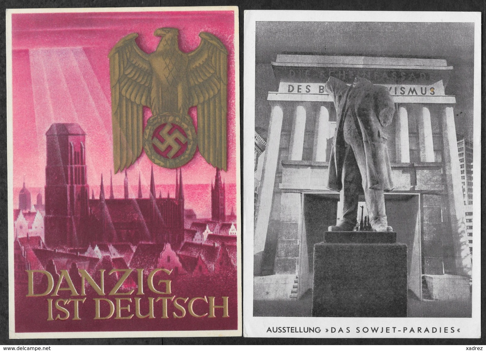 Deutsches Reich  - 4 Karten - - Briefe U. Dokumente