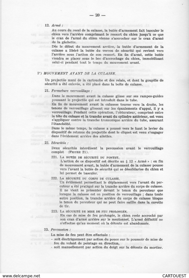 CHAR ASSAUT Tourelle HE. 60 de l' A. M. L. documentation technique (  TEXTE )  ♦♦☺ARMEE BLINDEE