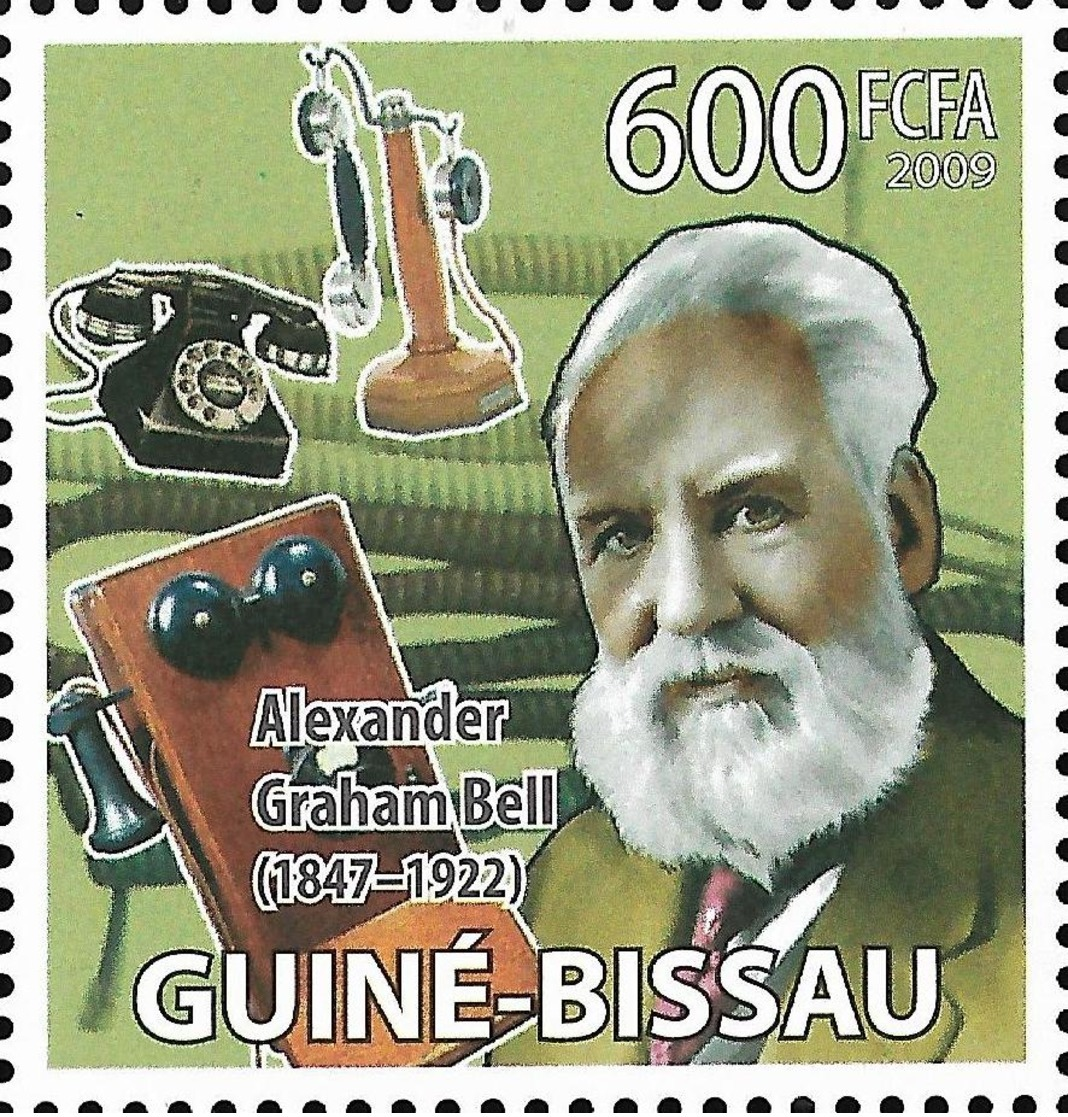 Guinea Bissau Alexander Graham Bell Telephone Inventor 1v Stamp MNH Michel:4140 - Other & Unclassified