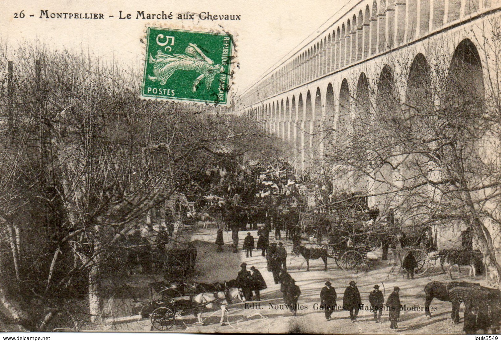 Montpellier -   Le  Marché  Aux  Chevaux. - Montpellier