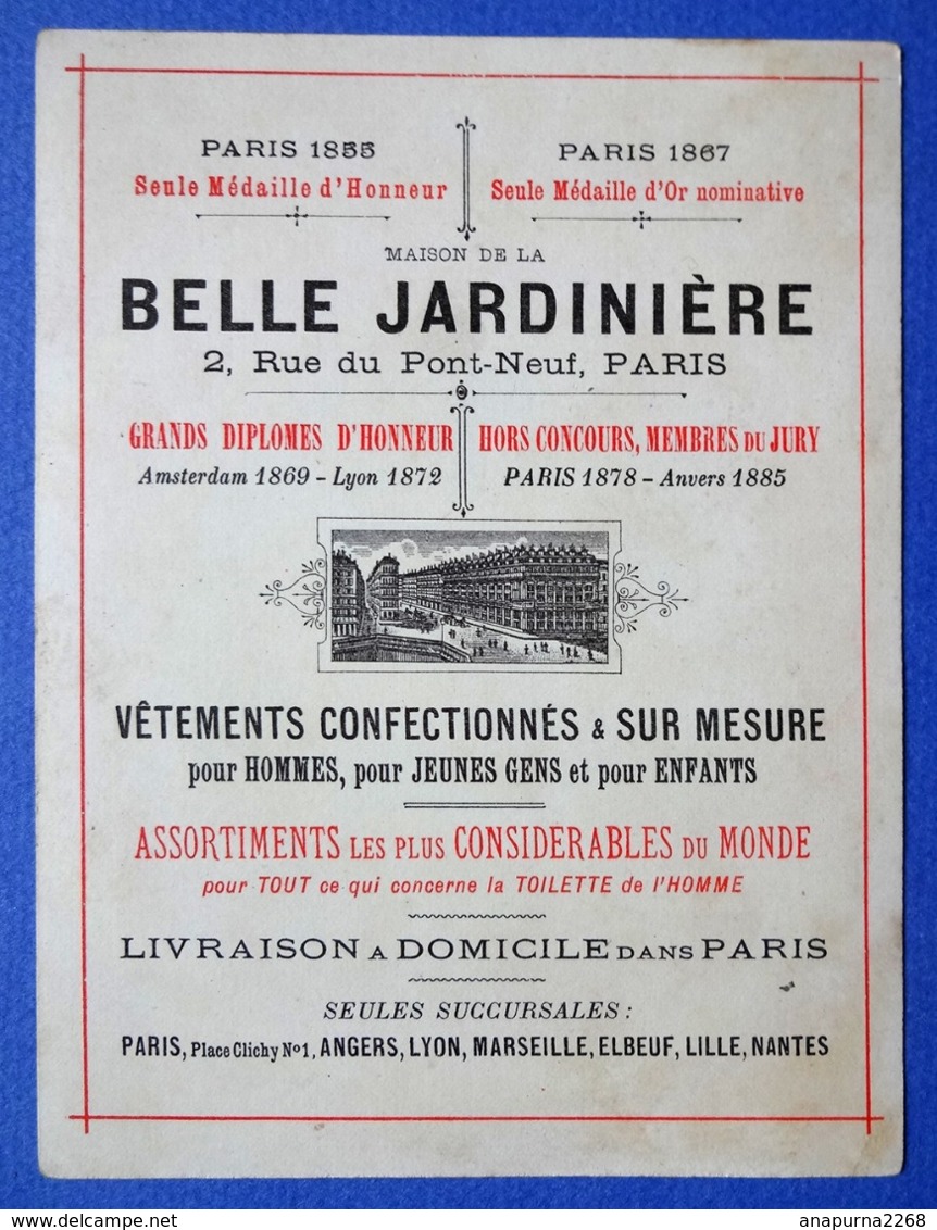 CHROMO GRAND FORMAT ..LA BELLE JARDINIÈRE....LITH. SIGARD....EXPOSITION UNIVERSELLE 1889....BYSANTIN - Autres & Non Classés