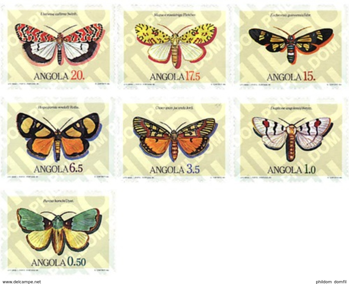 Ref. 75559 * MNH * - ANGOLA. 1984. MARIPOSAS DE ANGOLA - Angola