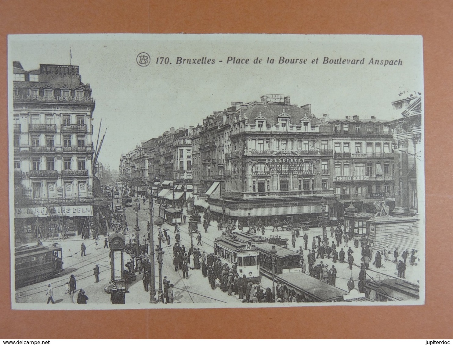 Bruxelles Place De La Bourse Et Boulevard Anspach - Corsi