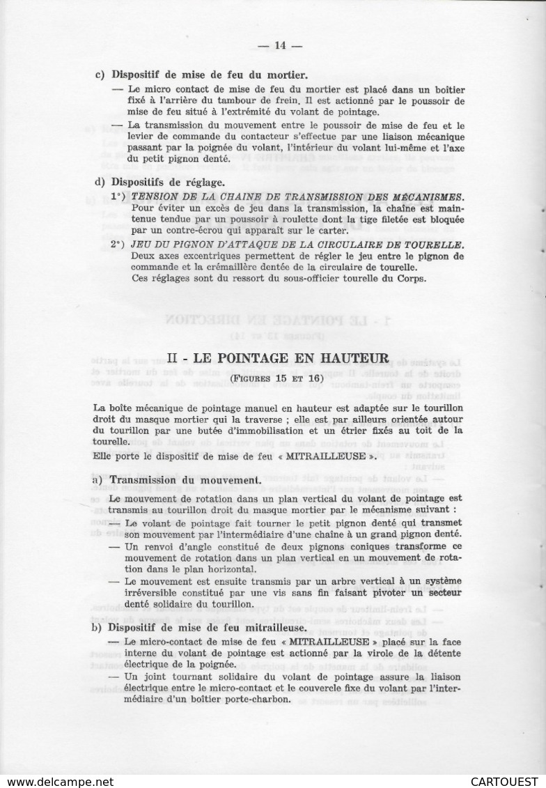 AUTO MITRAILLEUSE LEGERE  A. M. L. Type 245 documentation technique (  FIGURES )  ♦♦☺ARMEE BLINDEE