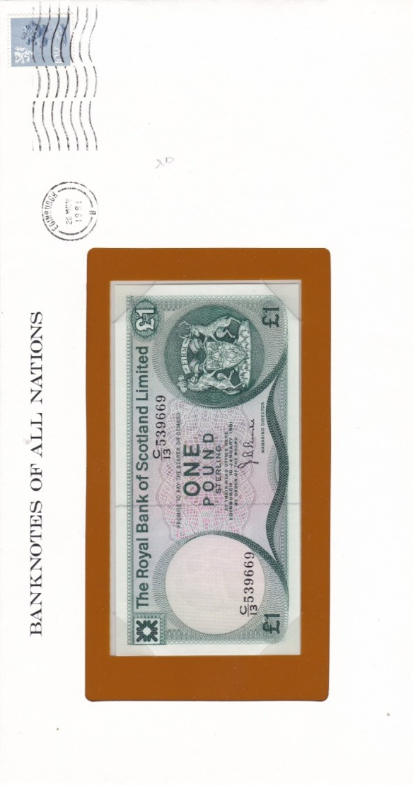 BANKNOTES OF ALL NATIONS 1 POUND - 1 Pond