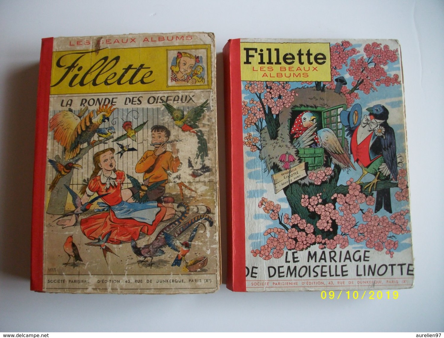 Lot De 2 Albums FILLETTE - Loten Van Boeken