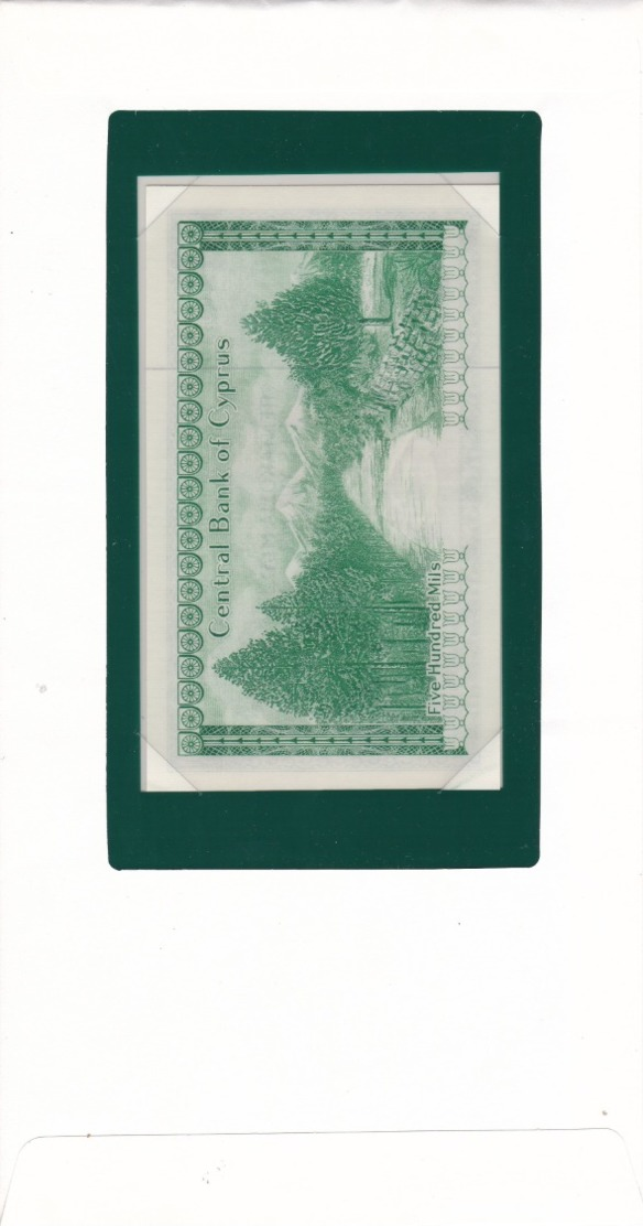 BANKNOTES OF ALL NATIONS CHYPRE 500 MIL - Cyprus