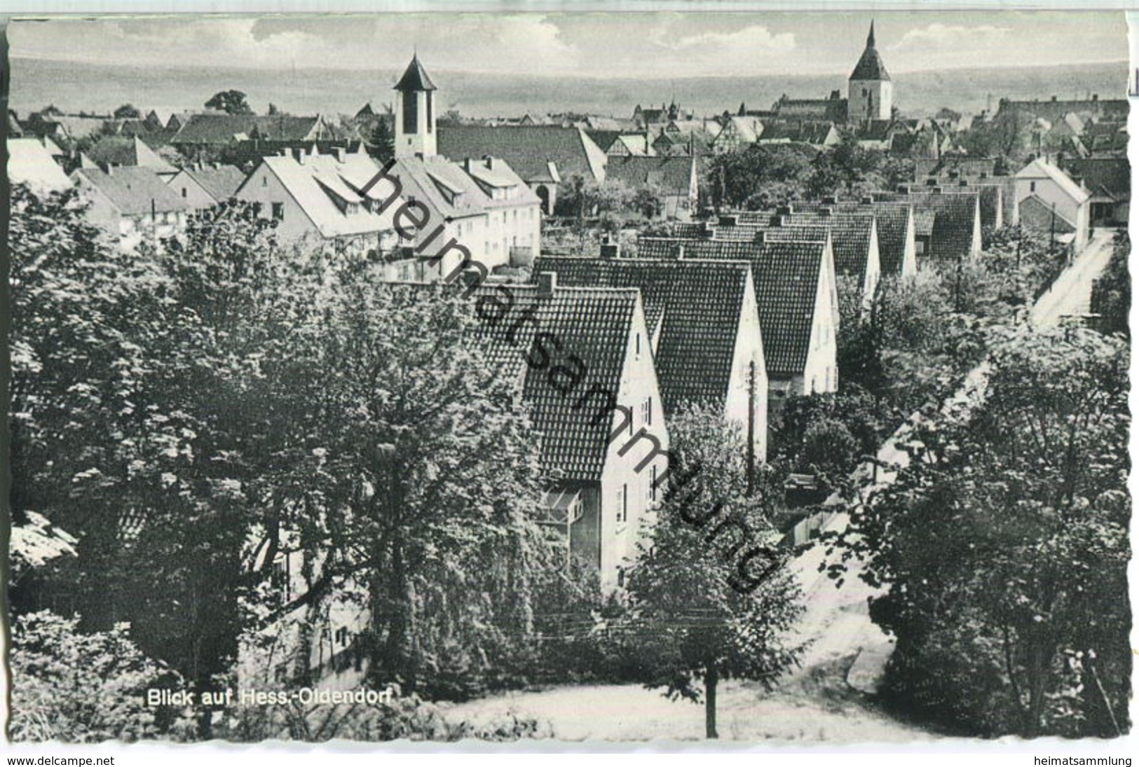 Blick Auf Hessisch-Oldendorf - Verlag Cramers Dortmund 50er Jahre - Hessisch-Oldendorf