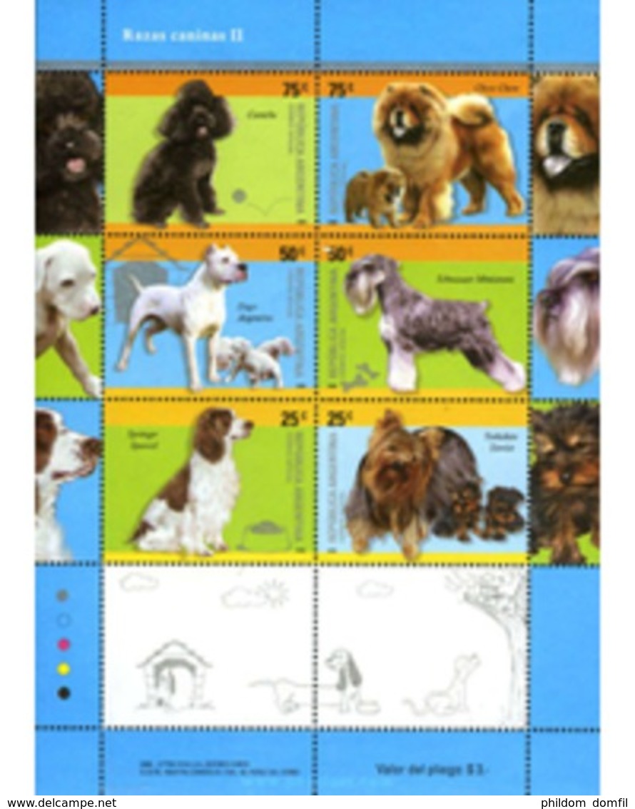 Ref. 282029 * MNH * - ARGENTINA. 2006. DOGS . PERROS - Hunde