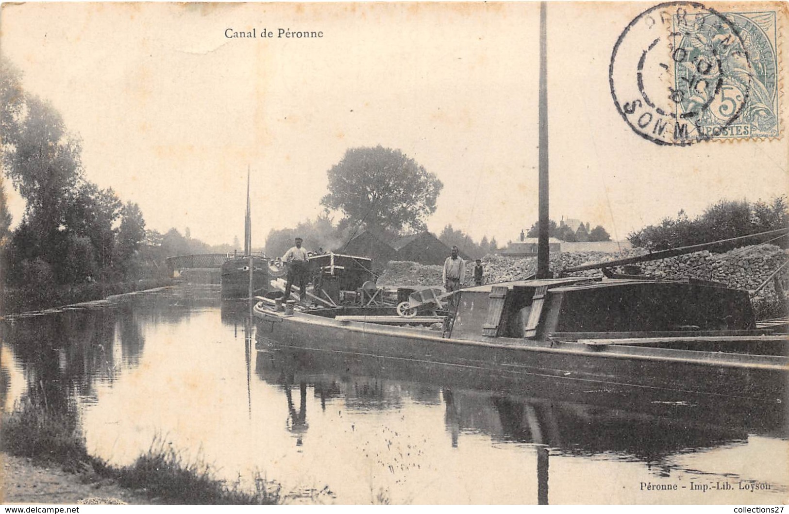 80-PERONNE- CANAL DE PERONE- VOIR PENICHE - Peronne