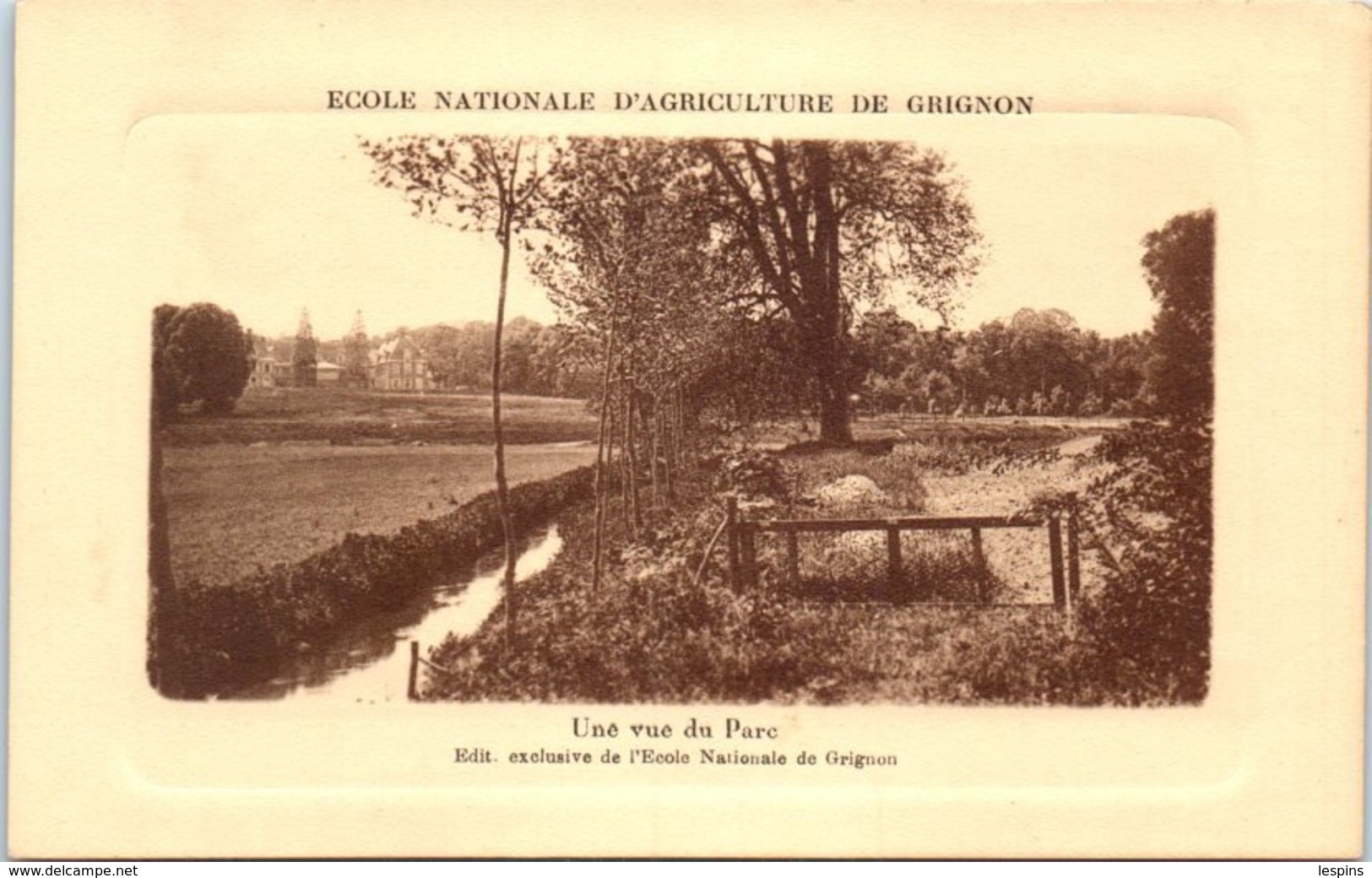 78 - GRIGNON --  Ecole Nationale D'Agriculture - Une Vue Du Parc - Grignon