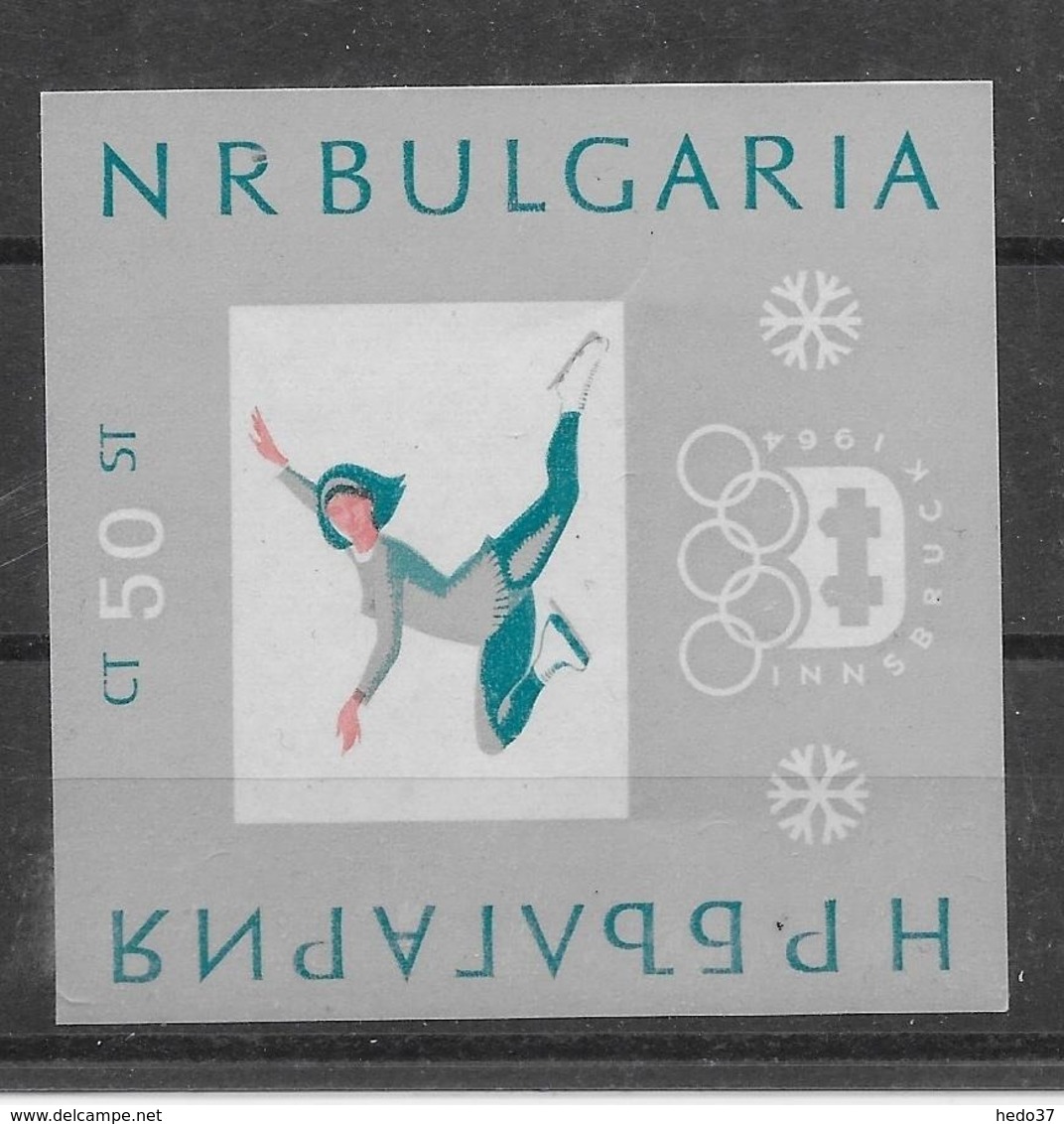 Thème Sports - Patinage Artistique - Bulgarie - Timbres Neufs ** Sans Charnière - TB - Eiskunstlauf