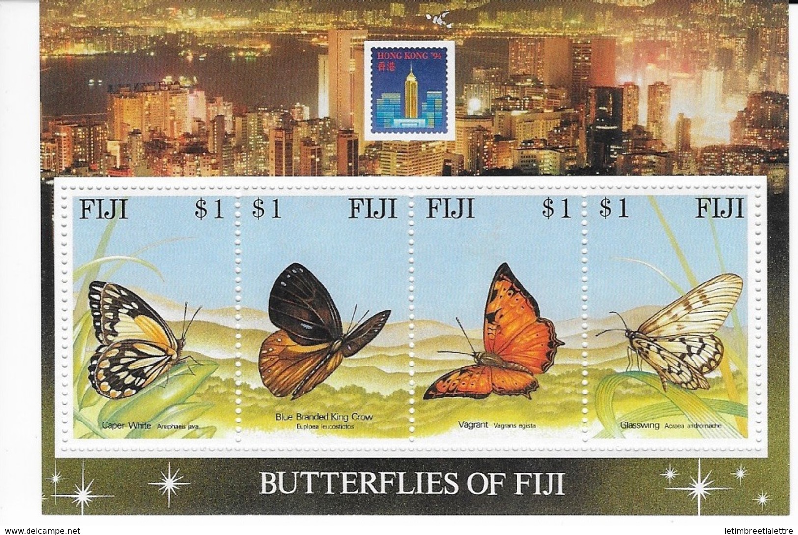 ⭐ Fidji - YT Bloc N° 11 ** - Neuf Sans Charnière - Hong Kong 94 - Exposition Philatélique Internationale ⭐ - Fiji (1970-...)