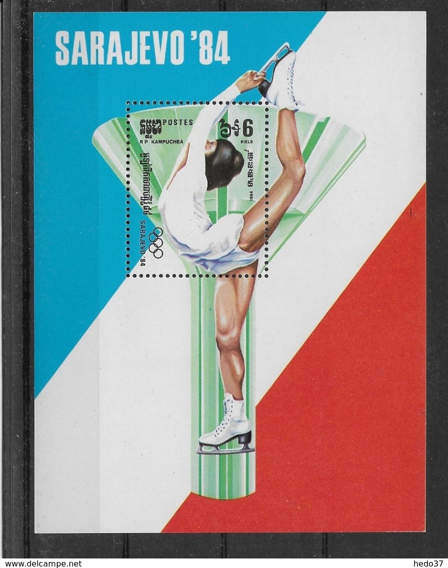 Thème Sports - Patinage Artistique - Kampuchea - Timbres Neufs ** Sans Charnière - TB - Figure Skating