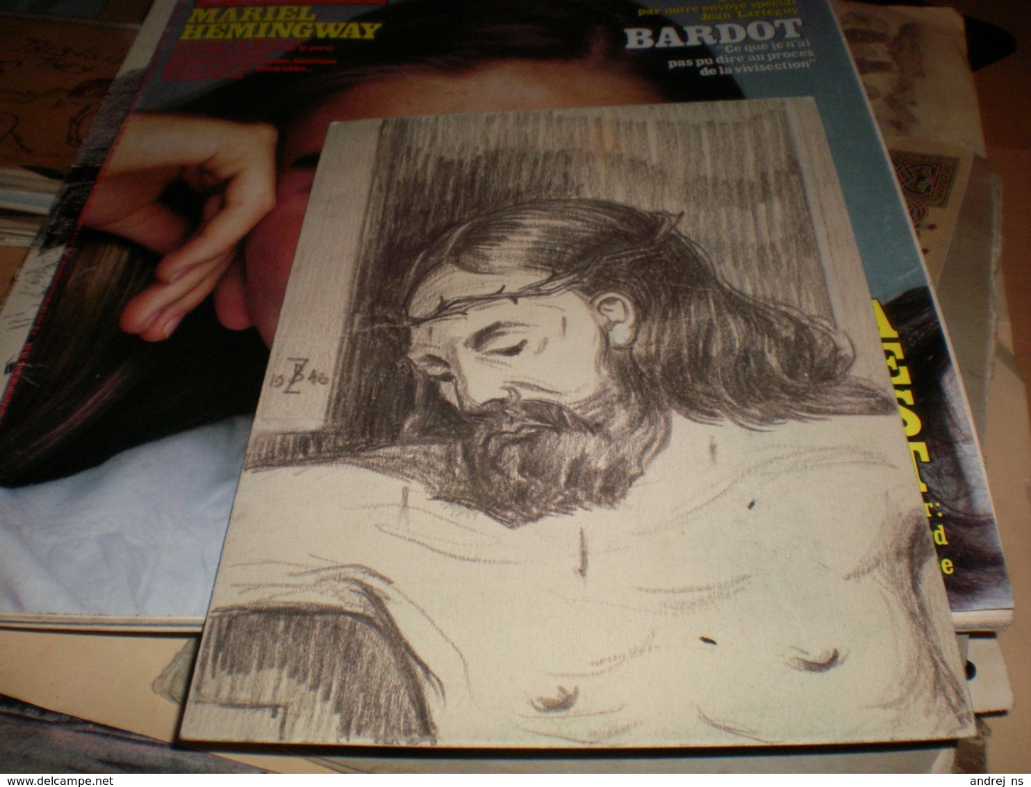 Jesus Pastels Drawings 1946 - Pastelli