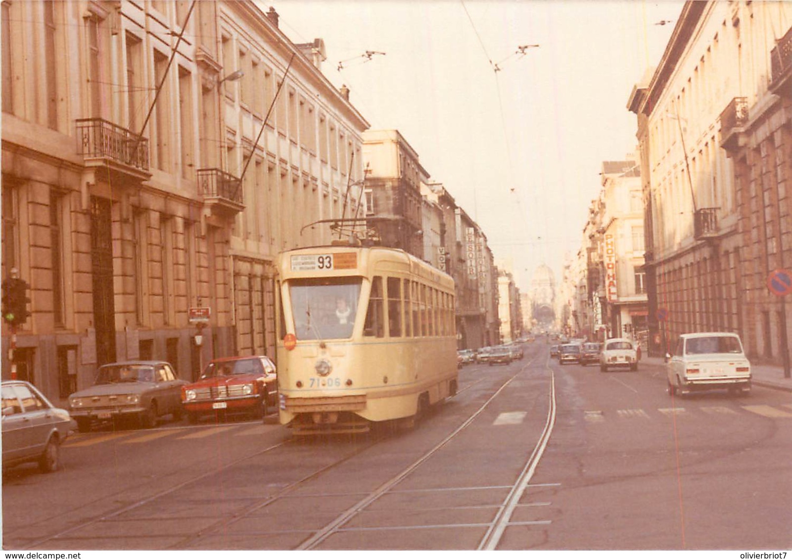 Belgique -  Bruxelles - 5 Photos De Tram - Transport Urbain En Surface