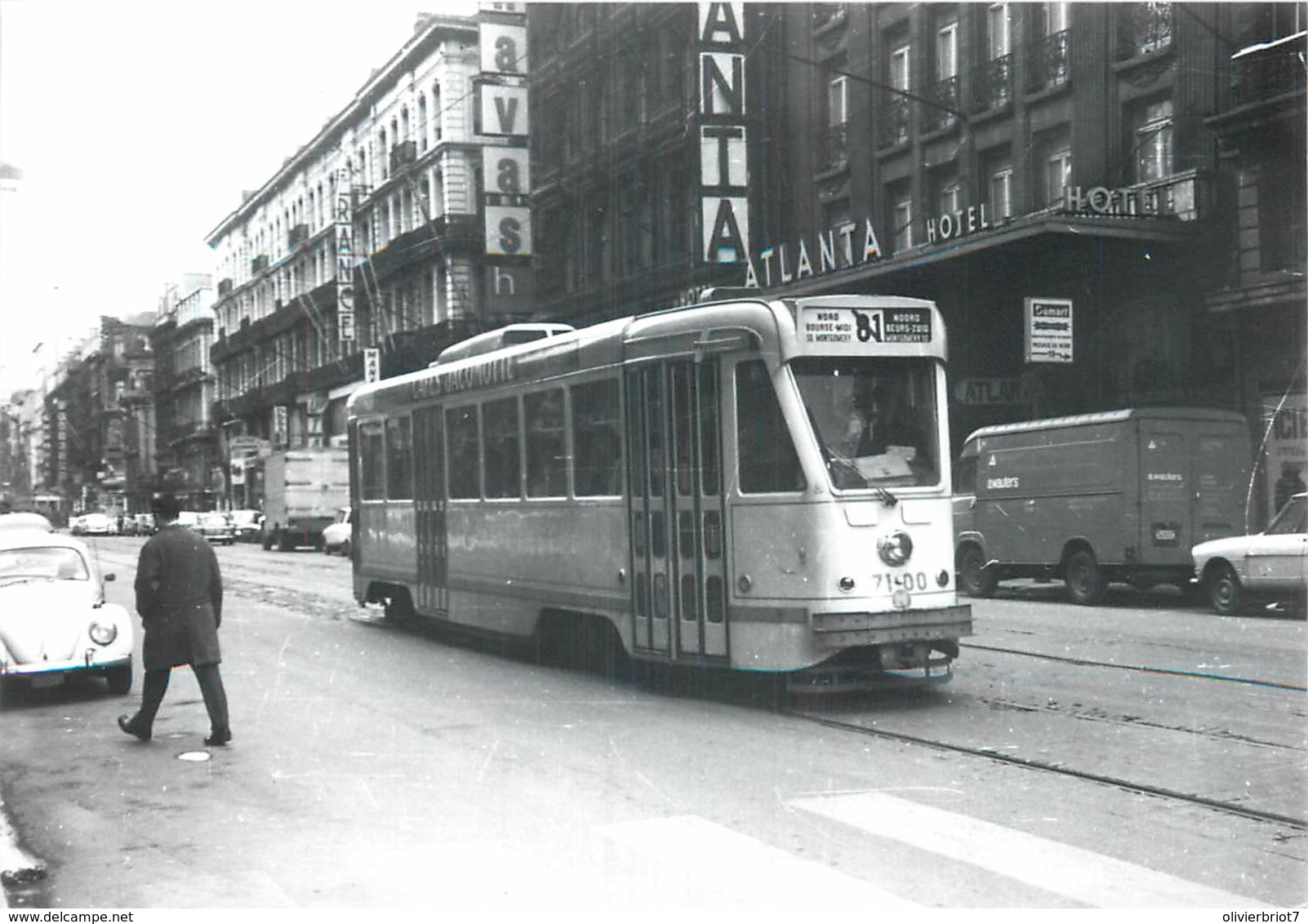 Belgique -  Bruxelles - 5 Photos De Tram - Transport Urbain En Surface