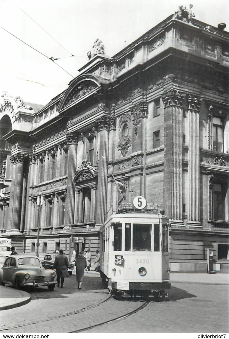 Belgique -  Bruxelles - 5 Photos De Tram - Transport Urbain En Surface