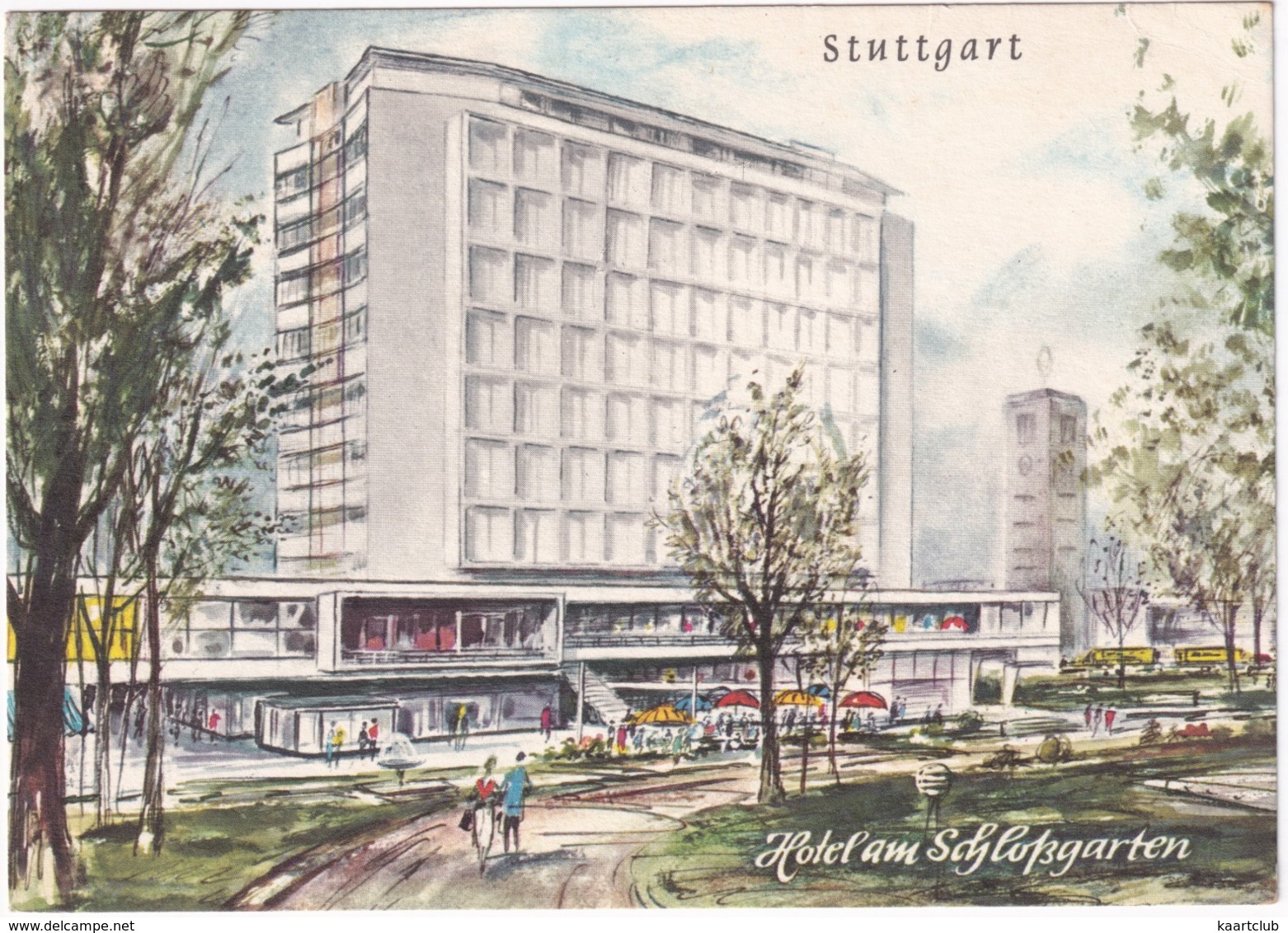 Stuttgart - Hotel Am Schloßgarten - (1964) - Stuttgart