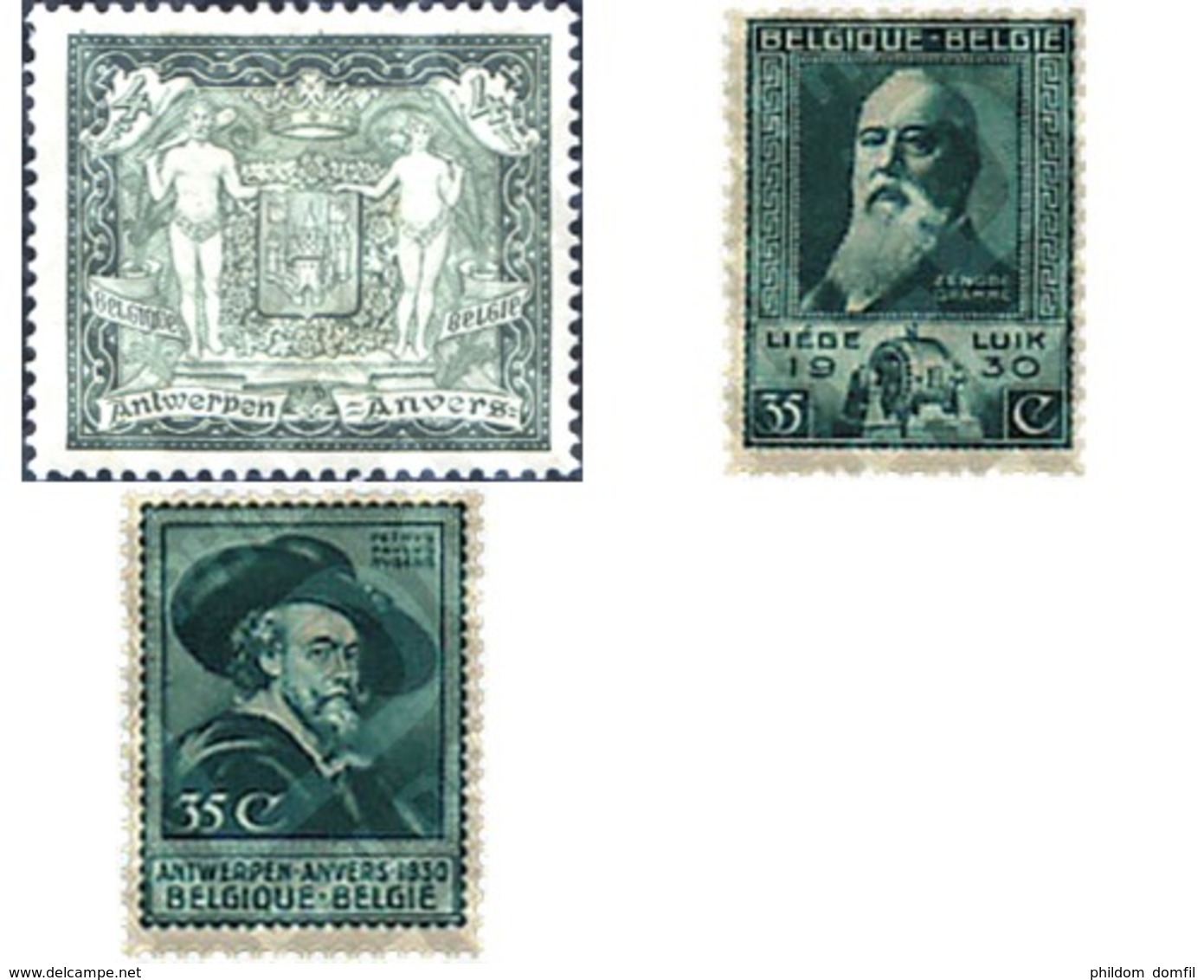 Ref. 83531 * MNH * - BELGIUM. 1930. EXHIBITIONS OF ANTWERP AND LIEGE . EXPOSICIONES DE AMBERES Y LIEJA - Unused Stamps