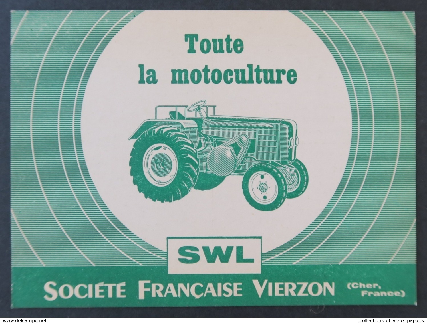 Carte Postale Société Française Vierzon SWL Tracteur Tractor Traktor Bernard Mayer Cher - Traktoren