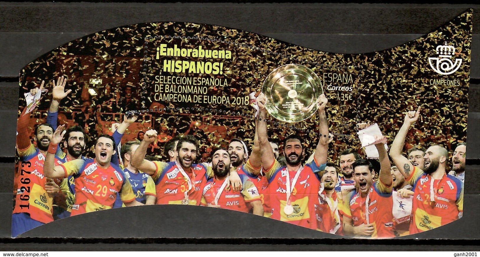 Spain 2018 España / European Handball Champions MNH Campeones De Europa De Balonmano / Cu9515  2-6 - Handball