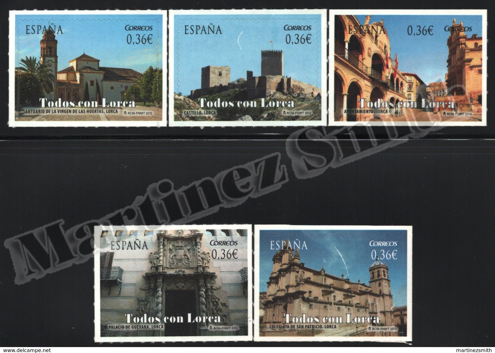 Spain - Espagne 2012 Yvert 4368-72, Everyone With Lorca - Architecture - MNH - Nuevos