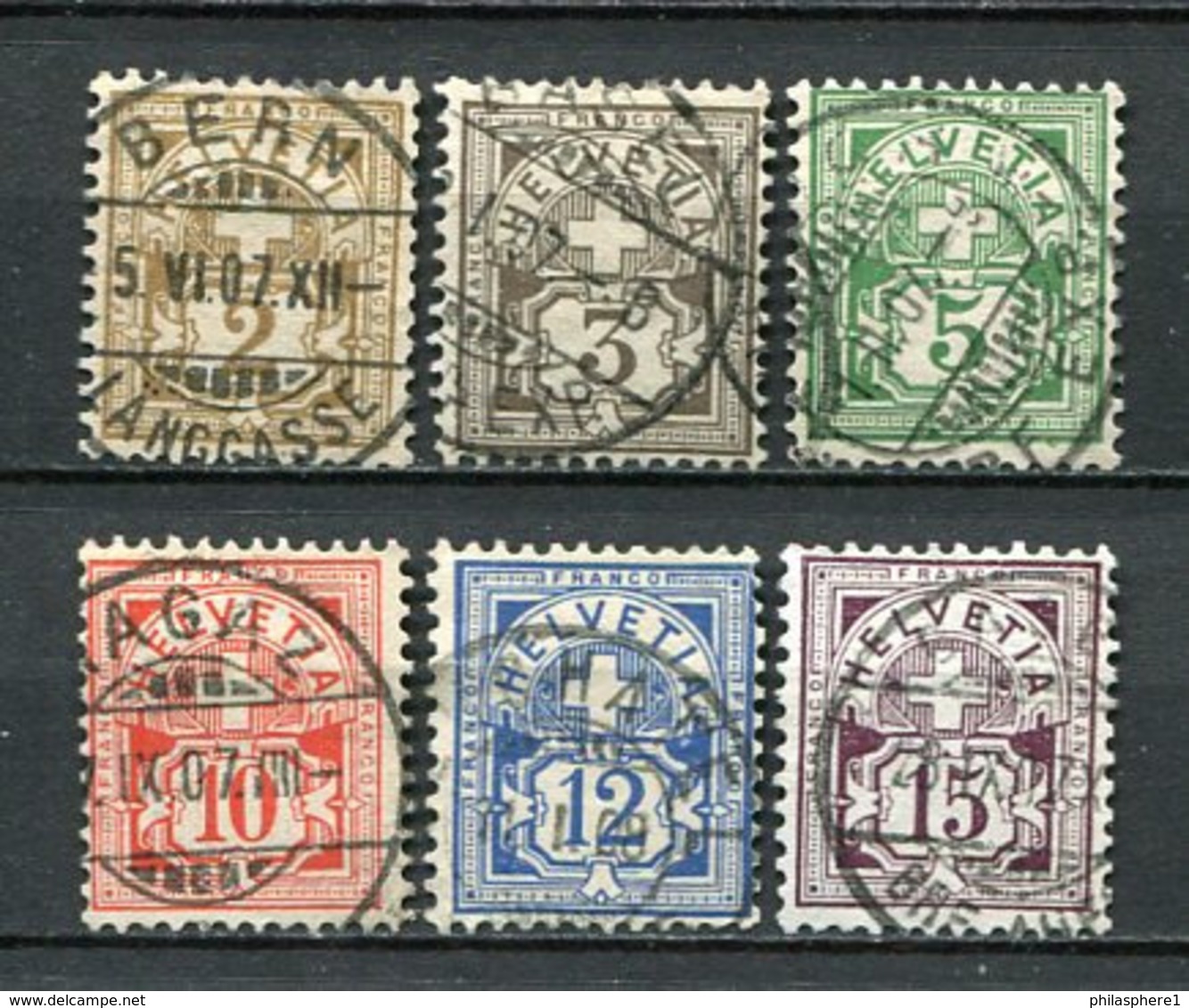 Schweiz Nr.82/7         O  Used       (1422) - Used Stamps